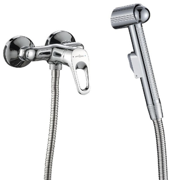 DR37058 Смеситель одноручный с гигиеническим душем, хром