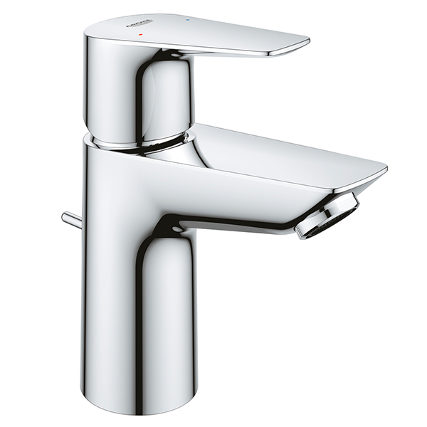 Смеситель для раковины с донным клапаном, размер S, хром Grohe BauEdge EcoJoy 23328001