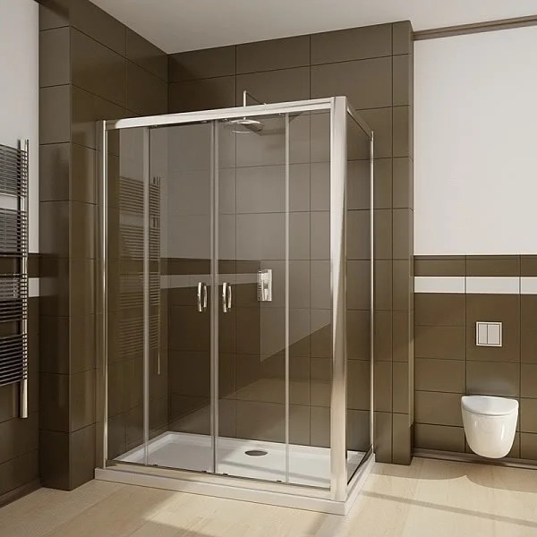 Стенка боковая 900х1900, прозрачное стекло, хром Radaway Premium Plus S 33403-01-01N