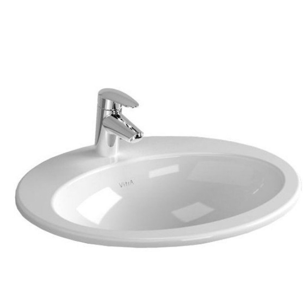 Раковина встраиваемая сверху Vitra 5468B003-0001 S20 52_47 овальная