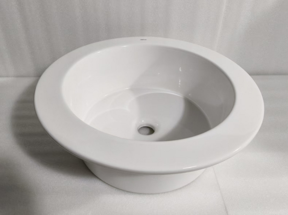 Консоль с керамической раковиной ABBER Bequem AC2130 белый