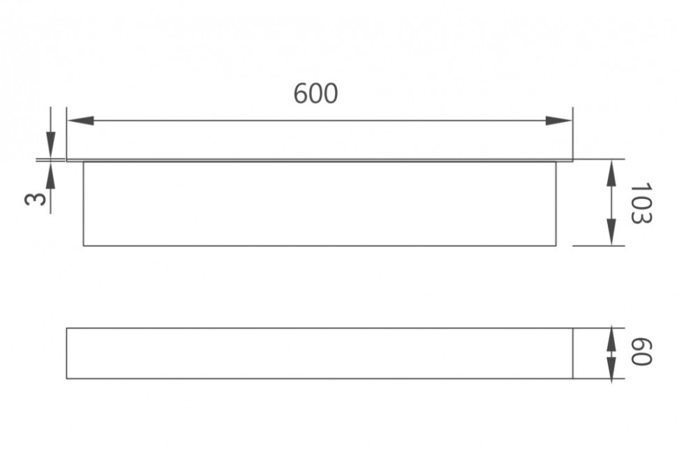 Полка ABBER Nischen AN3010NG, никель