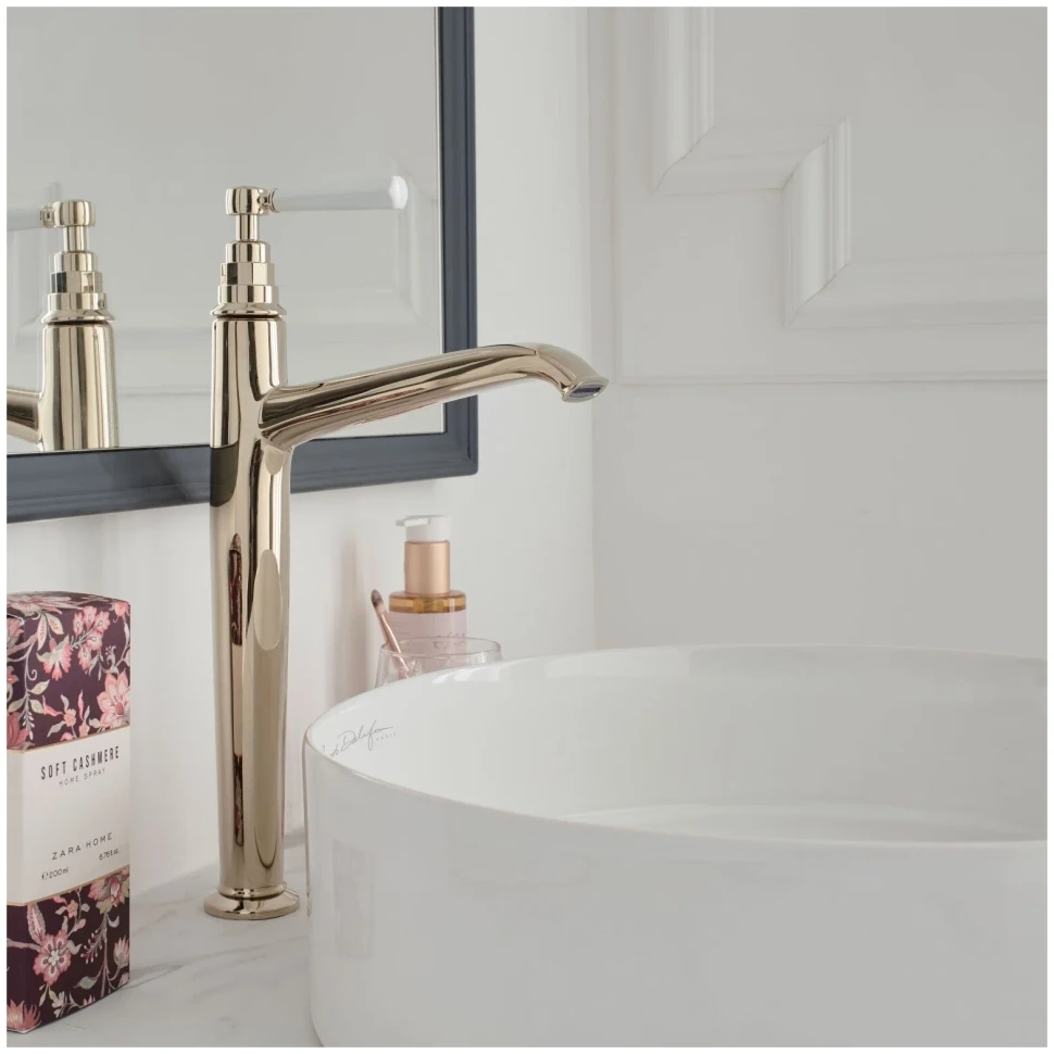 Смеситель для раковины, золото Jacob Delafon Cleo 1889 E24309-BGG