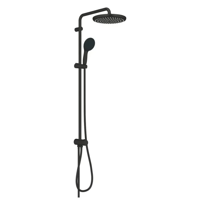 Набор для душа GROHE Tempesta System 250, с дивертором, штанга 920 мм, матовый черный (269792431)