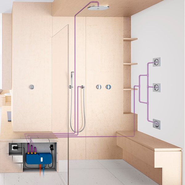 Держатель для душа, наружный, хром Grohe Ondus 27188000