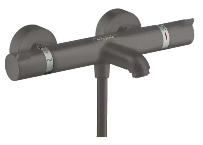 Термостат для ванны, шлифованный черный хром Hansgrohe Ecostat Comfort 13114340