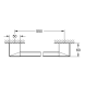 Держатель для полотенца 600, хром Grohe Selection Cube 40807000