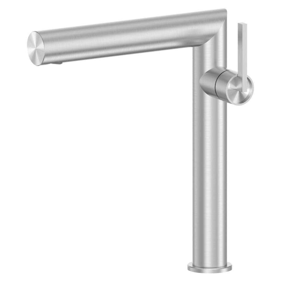 Смеситель ABBER Perfekte 316 AF8A11BST-L для раковины, сталь брашированная