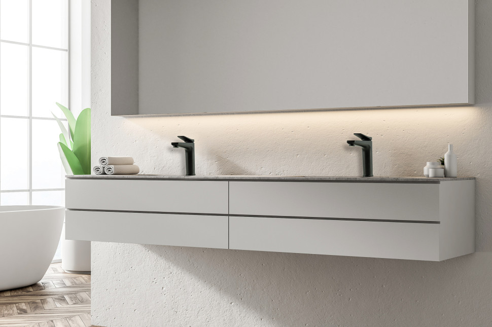 LM3737BL Смеситель Lemark Bronx для раковины