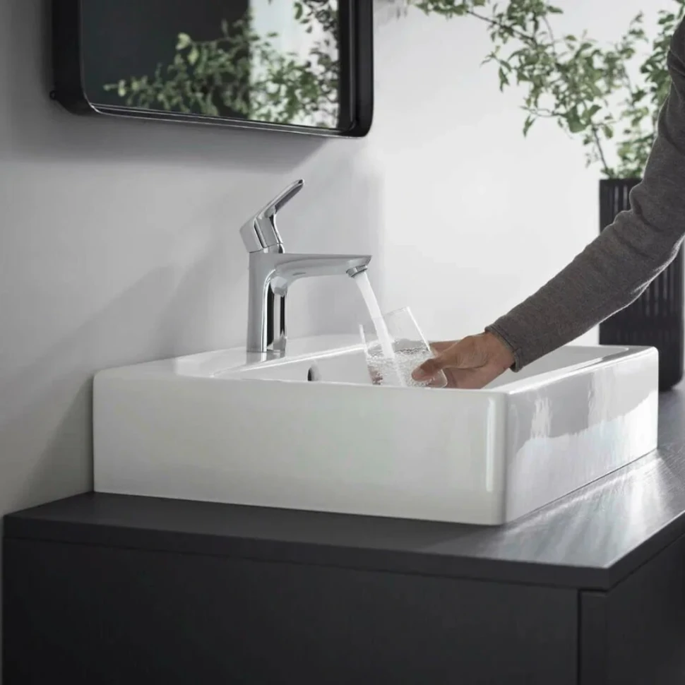 Смеситель для раковины 100, с донным клапаном, хром Hansgrohe Focus 31607000