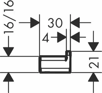 Крючок, шлифованная бронза Hansgrohe AddStoris 41742140