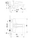 Смеситель для ванны LEMARK UNIT -  LM4502C