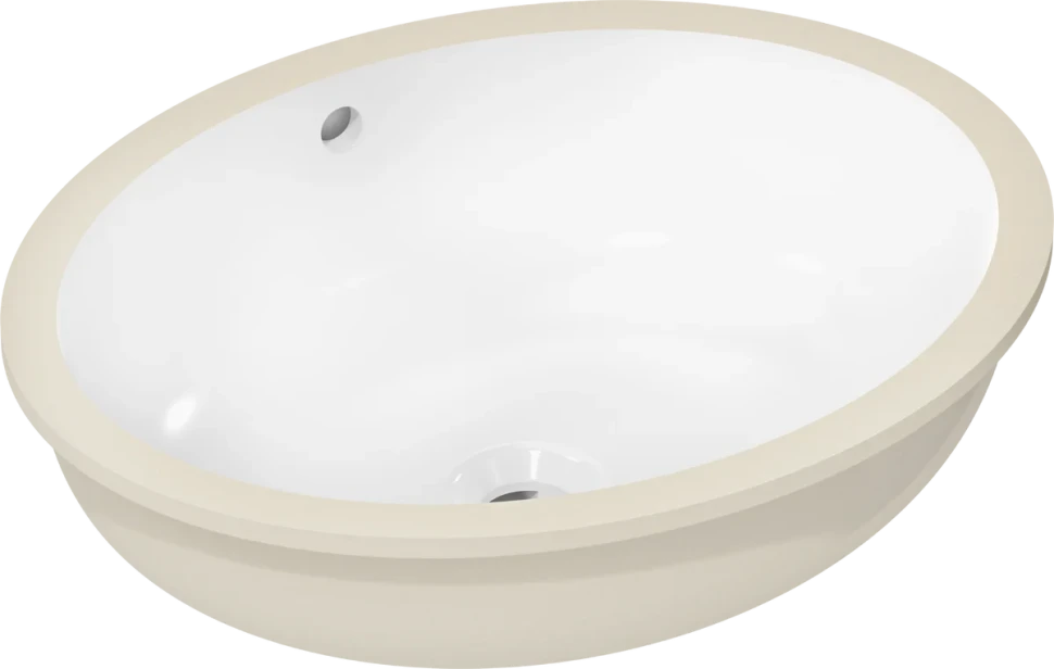 Раковина встраиваемая снизу 45, белая Hansgrohe Xuniva D 60152450