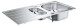 Мойка K200, оборачиваемая, 965x500, нержавеющая сталь Grohe 31564SD1