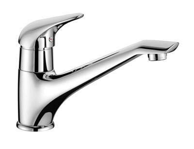 LM4204C Посейдон Смеситель для кухни с поворотным изливом, хром (к/к 8)