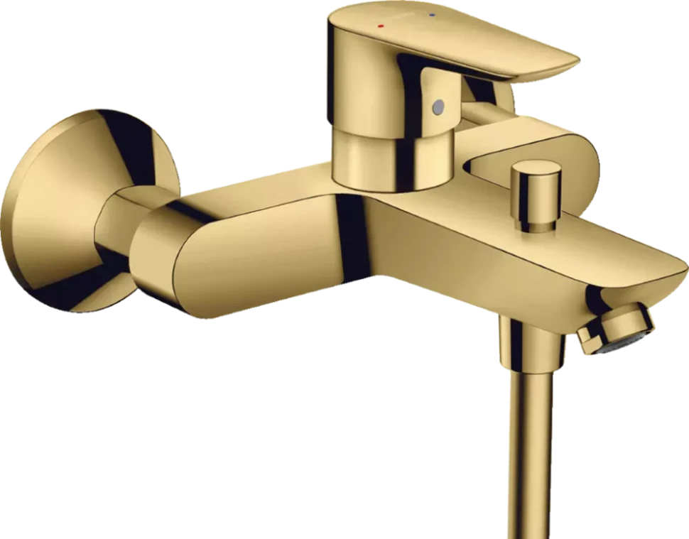 Смеситель для ванны, золото Hansgrohe Talis E 71740990