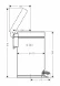 Ведро для мусора, белое Hansgrohe AddStoris 41775700