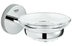 Держатель для мыльницы, дозатора жидкого мыла, стакана, хром Grohe BauCosmopolitan 40585001