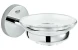 Держатель для мыльницы, дозатора жидкого мыла, стакана, хром Grohe BauCosmopolitan 40585001