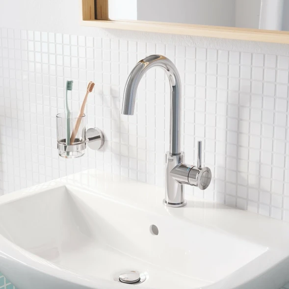 Держатель для мыльницы, дозатора жидкого мыла, стакана, хром Grohe BauCosmopolitan 40585001
