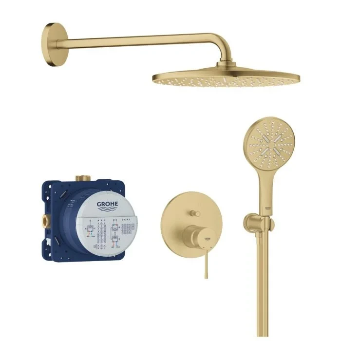 Душевая система встраиваемая, холодный рассвет матовый Grohe Essence 25287GN0