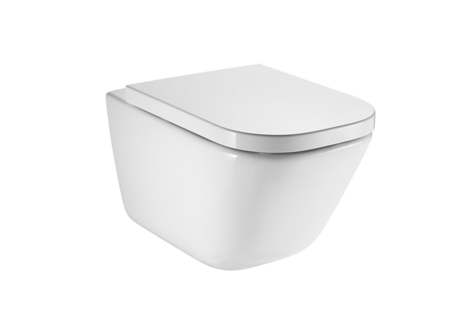 734647L000 УНИТАЗ ПОДВЕСНОЙ ROCA THE GAP БЕЗОБОДКОВЫЙ с сиденьем