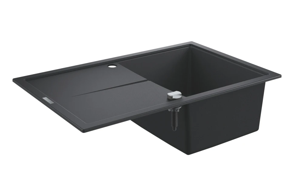 Мойка K400, композитная, 780x500, черный гранит Grohe 31639AP0