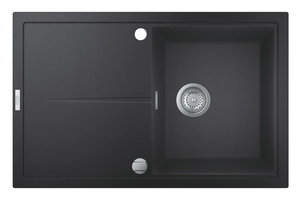 Мойка K400, композитная, 780x500, черный гранит Grohe 31639AP0