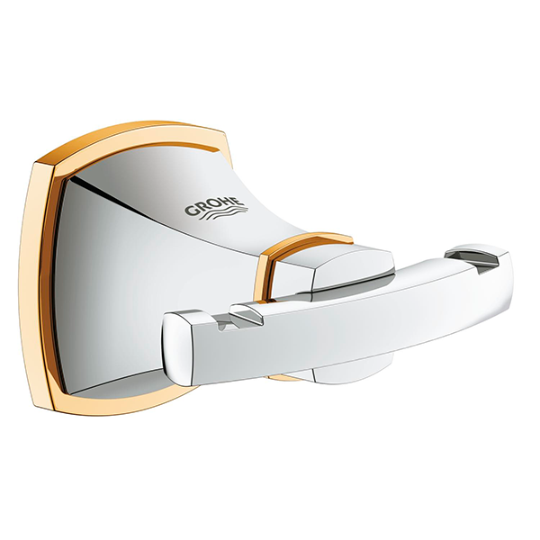 Крючок для банного халата, хром/золото Grohe Grandera 40631IG0