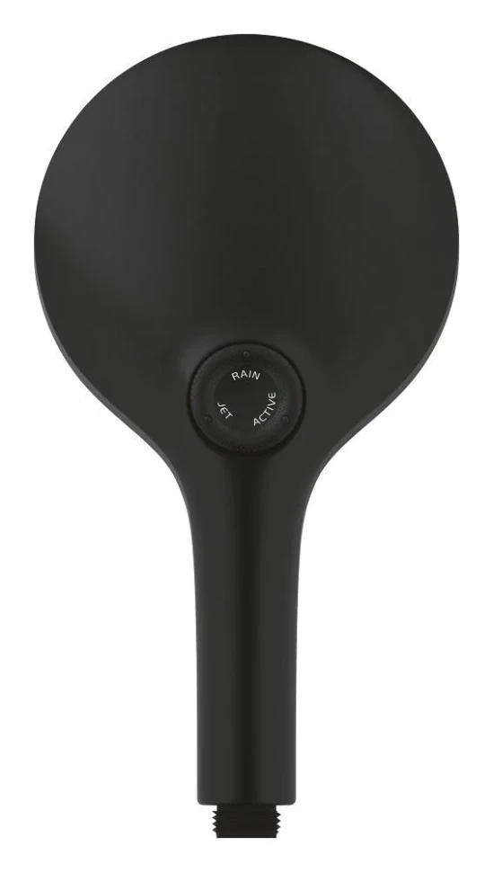Ручной душ, 3 вида струи, черный Grohe Rainshower SmartActive 130 22127KF0