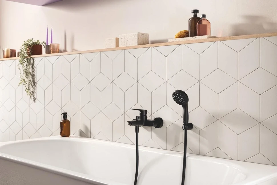 Душевой шланг GROHE VitalioFlex 1500 мм, черный матовый (287412432)