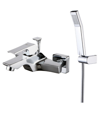 LM4502C Юнит Смеситель для ванны, с коротким изливом, с аксессуарами, хром (к/к 4)
