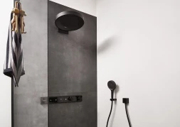 Верхний душ 360, с настенным креплением, черный Hansgrohe Rainfinity 3jet 26234670