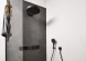 Верхний душ 360, с настенным креплением, черный Hansgrohe Rainfinity 3jet 26234670