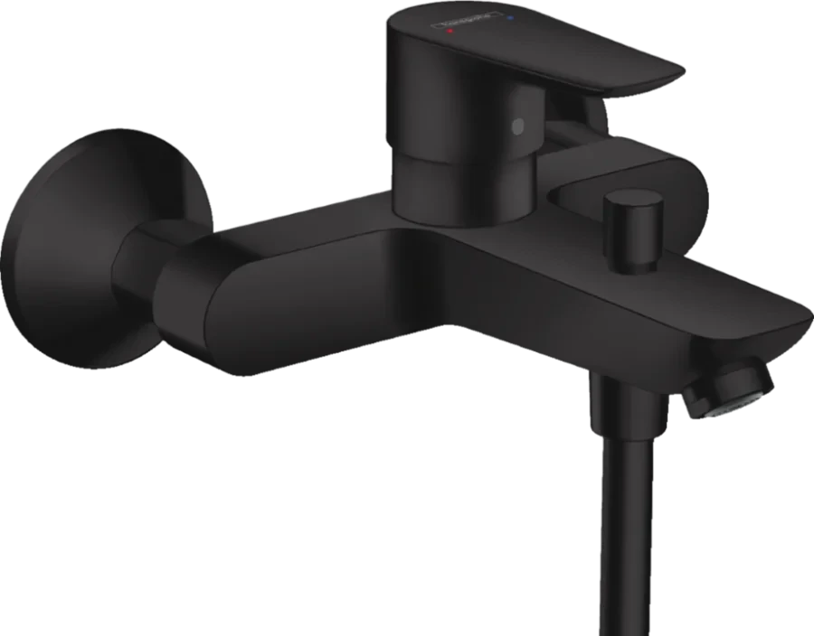 Смеситель для ванны, черный Hansgrohe Talis New E 71740670