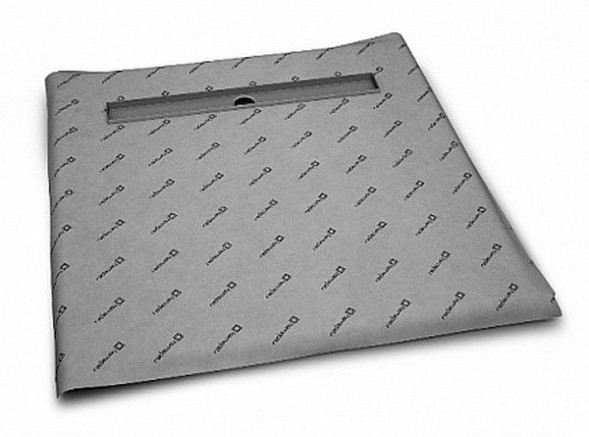 Душевая плита 890x890 с линейным трапом Radaway 5CL1010A