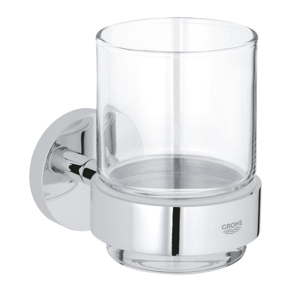 Стакан GROHE Essentials с держателем 40447001