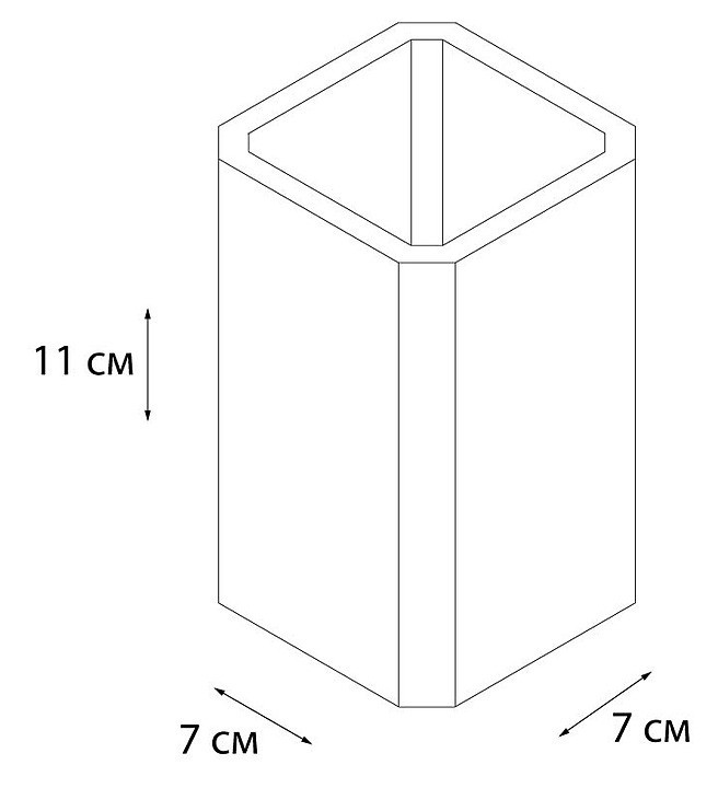"DONY" Стакан FX-232-3