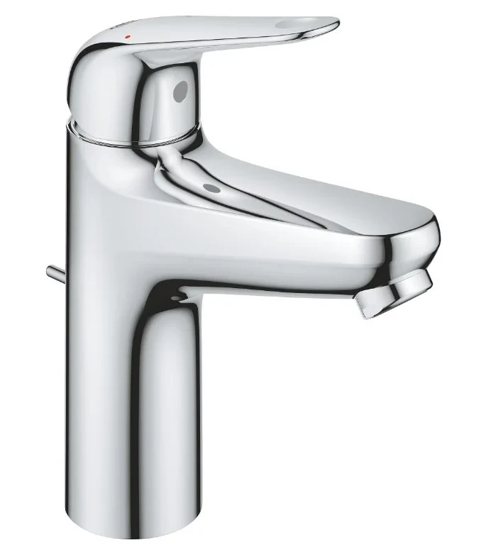 Смеситель для раковины GROHE Euroeco однорычажный 1/2″ M-Size, хром (24265001)