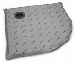 Душевая плита 890x890 с линейным трапом Radaway 5АК0909
