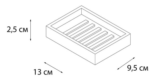 "GUSTO" Мыльница FX-300-4