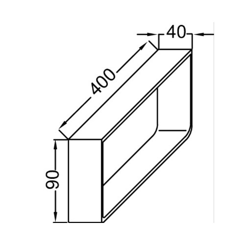 Держатель для полотенца 400, подвесной Jacob Delafon Parallel EB506-BME