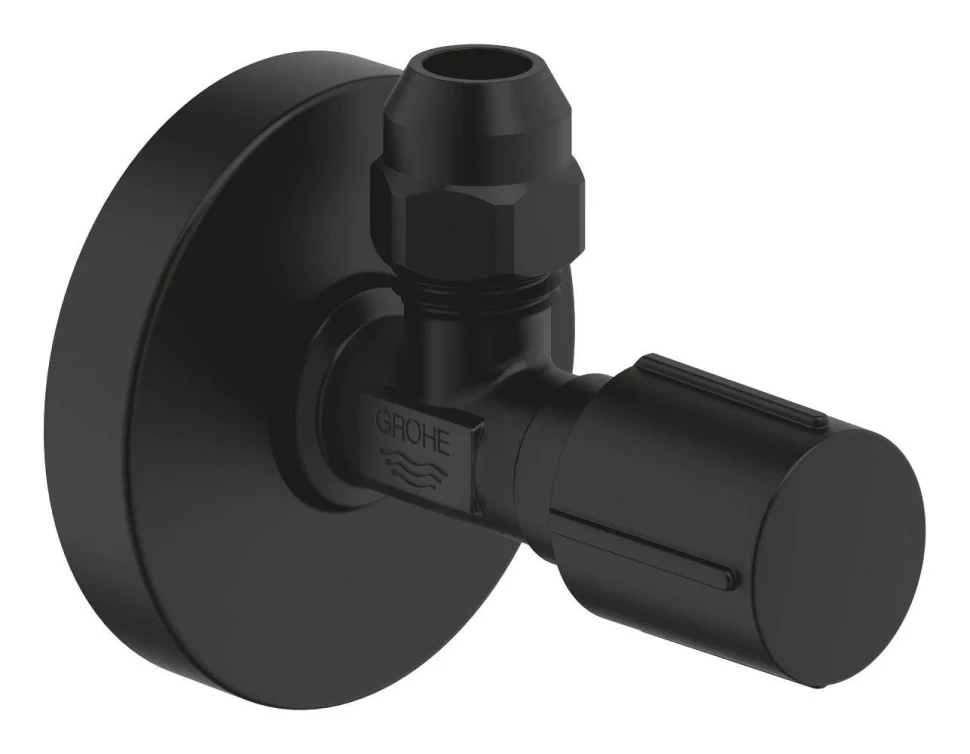 Вентиль угловой 1/2x3/8 для подключения смесителей, черный Grohe 22074KF0
