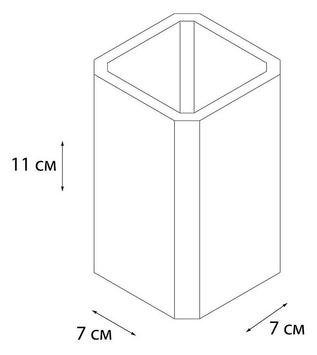 "TEXT" Стакан FX-230-3