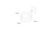 "SQUARE" Держатель для фена FX-93119 (к/к 10)