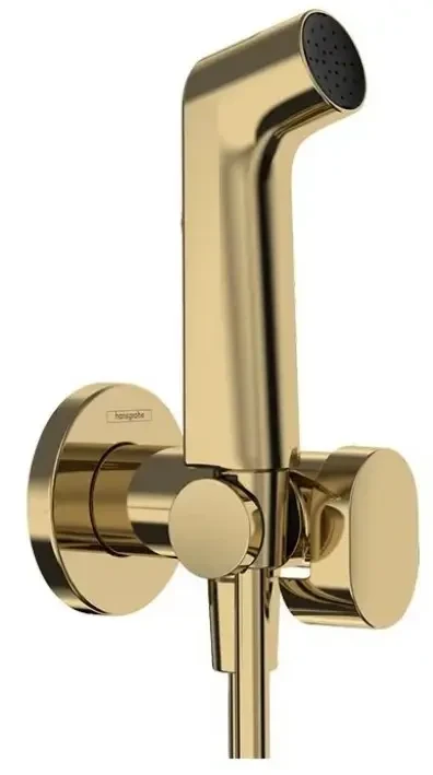 Гигиенический душ с держателем и шлангом 1250, золото Hansgrohe 29232990