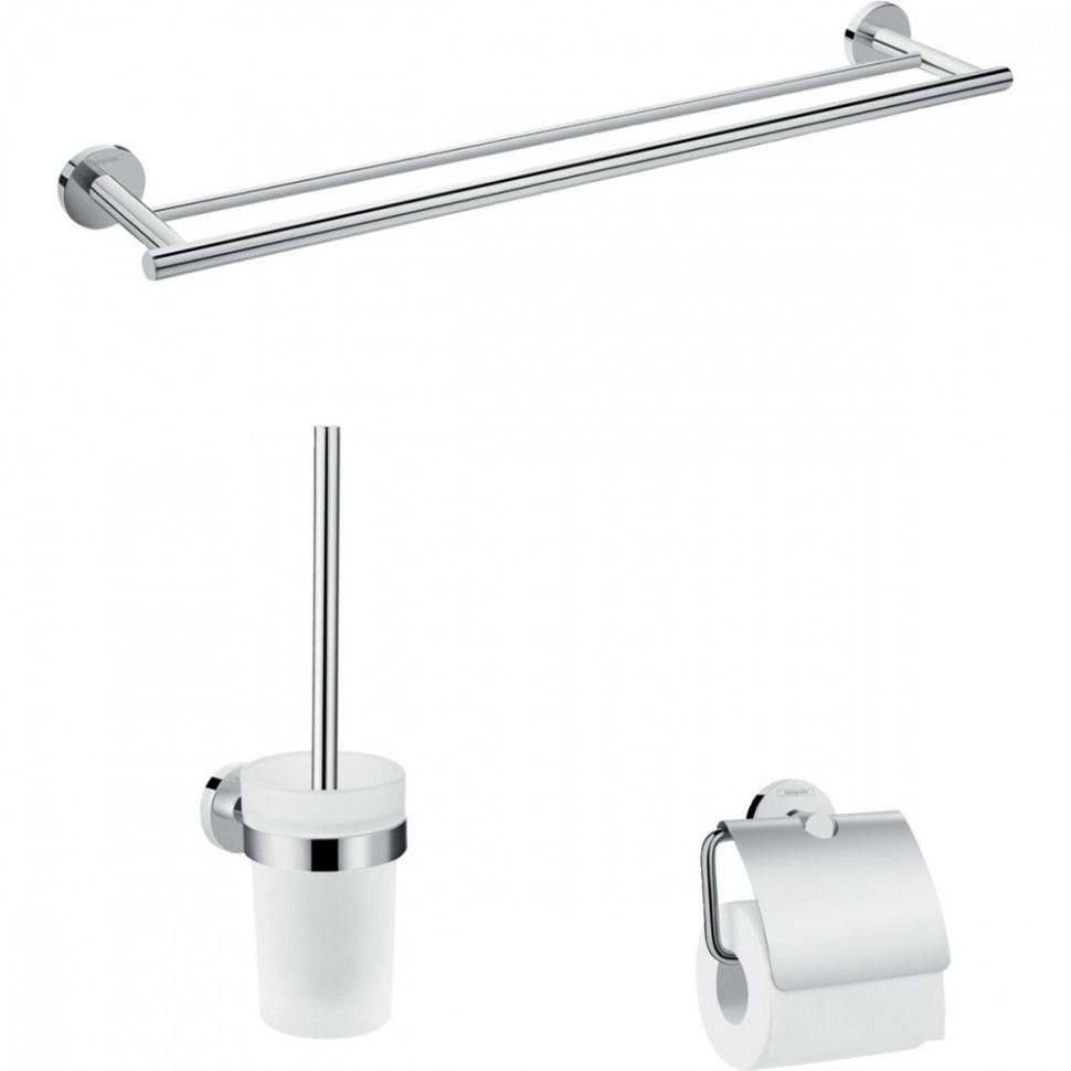 Набор аксессуаров, 3 предмета, хром Hansgrohe Logis Universal 41727000