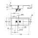 Мойка K400, композитная, с 1,5 чашей и крылом, 1160х500, черный гранит Grohe 31643AP0