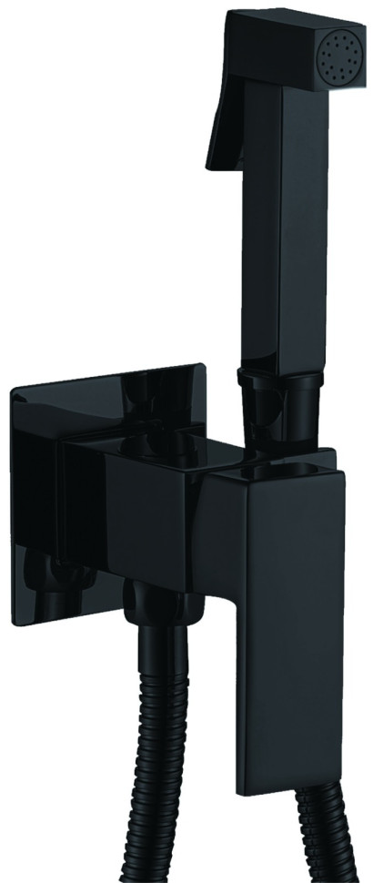 Смеситель с гигиеническим душем HAIBA HB5512-7 черный