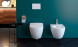 FE322-34CB00E-0002 Унитаз подвесной, безободковы с фун-ей биде(горячая-холодная вода)